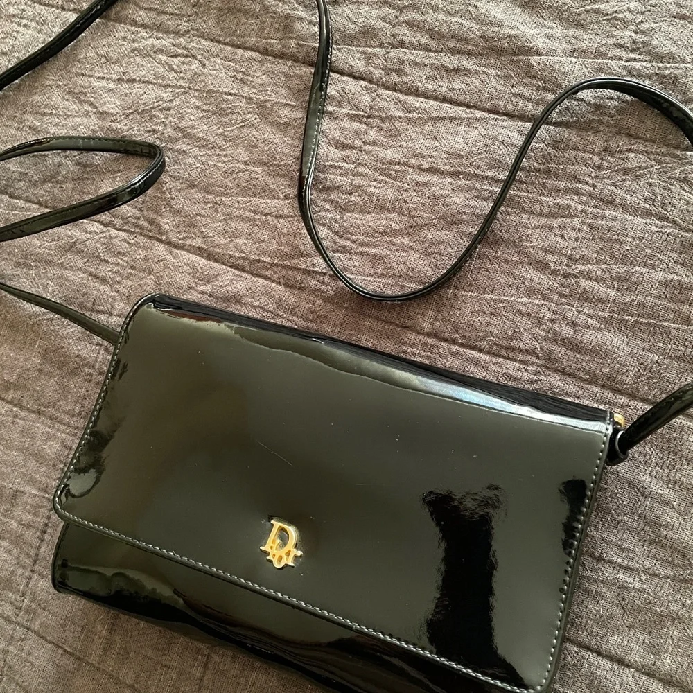Black vintage clutch - Picture 6 of 8